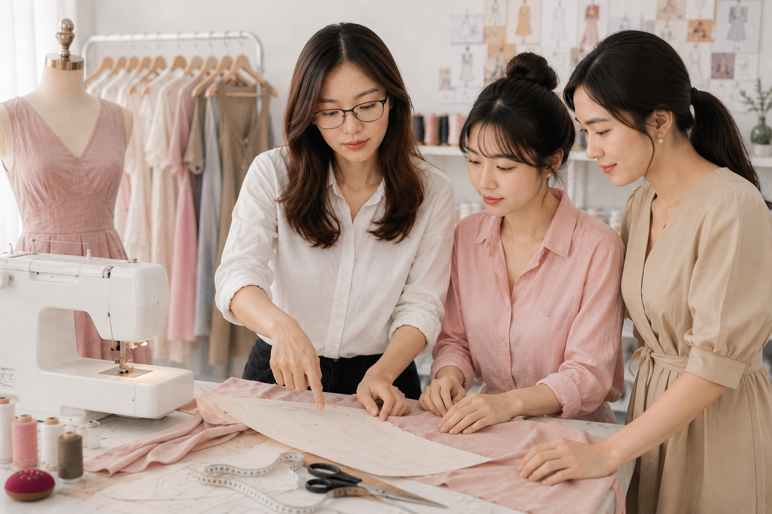 Khóa cắt may thời trang nữ basic Thanh Sew Style
